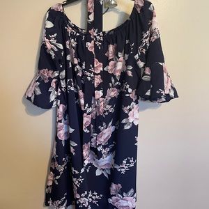 Off the shoulder floral dress